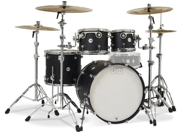 <b>DW DRUMS DESIGN-SERIES SATIN BLACK Kit 4-pcs BD 22 DDLM2214BL</b> <b>DW DRUMS DESIGN-SERIES SATIN BLACK Kit 4-pcs BD 22 DDLM2214BL</b>